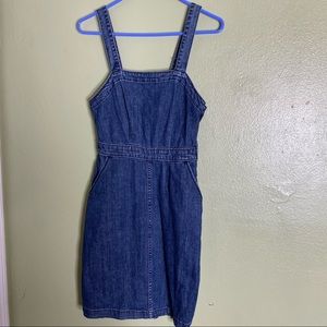 Universal Thread Denim Jean Overall Dress